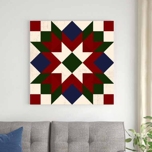 The Twillery Co.® Christmas Barn Quilt IV | Wayfair