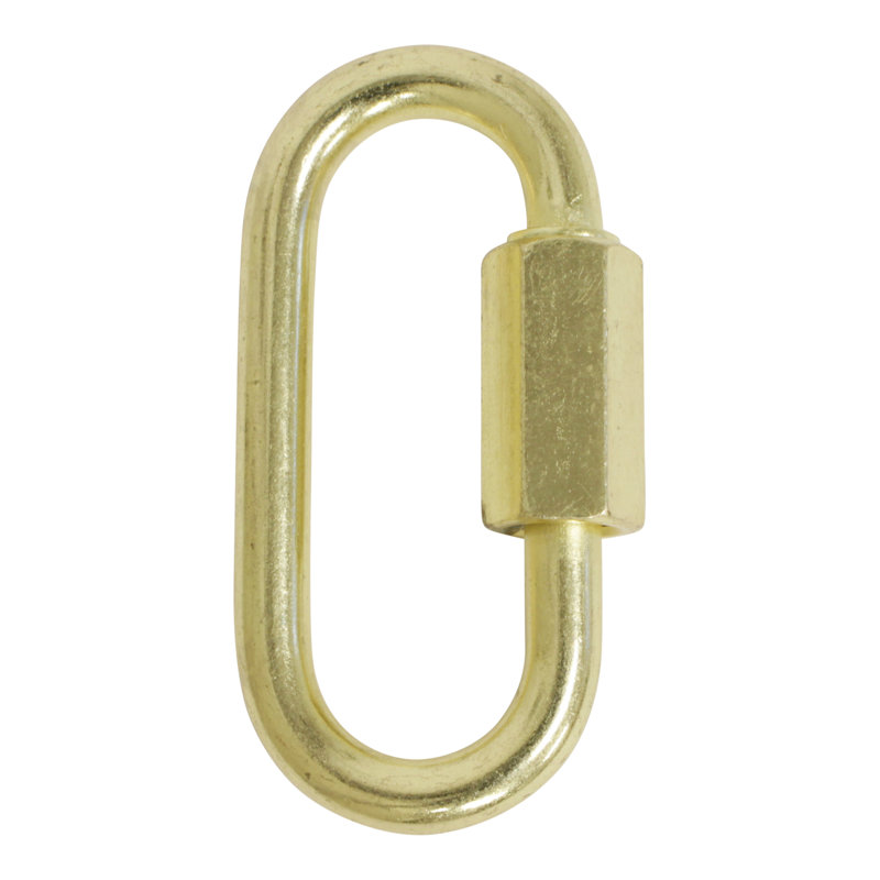 Verrouillage à vis fileté (2 pièces), Doré clair, H 1,93 po x l 0,91 po x P 0,2 po