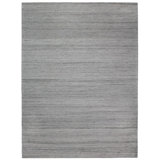 Rudra Geometric Area Rug in Light Gray/Black