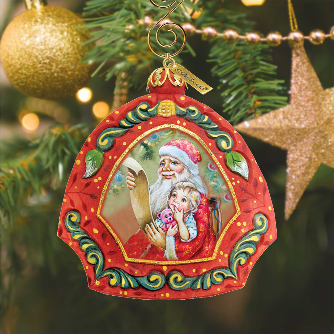 3'' Handmade Holiday Shaped Ornament G Debrekht