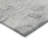 3' X 5' Silver Gray And Ivory Abstract Washable Indoor Outdoor Area Rug