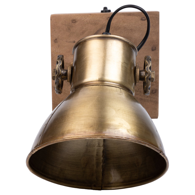 Cruz Gold 27cm H Outdoor Armed Sconce