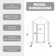 36'' W 76'' H Frameless Neo-angle Reversible Shower Kit