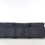 Canapé modulaire, grand canapé en forme de U en velours Canapé confortable à 3 places avec 1 repose-pieds, 2 coussins lombaires, siège profond-1169509574