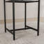 Table de bar, équipée de 2 tabourets de bar avec dossier et cloison-915437990-915437984-915438013