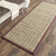 Auckland Striped Sisal Beige/Purple Area Rug