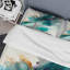 Celebrations In Turquoise Shades Of Blue V - Ensemble de housse de couette à motif abstrait - Microfibre de polyester-189700355