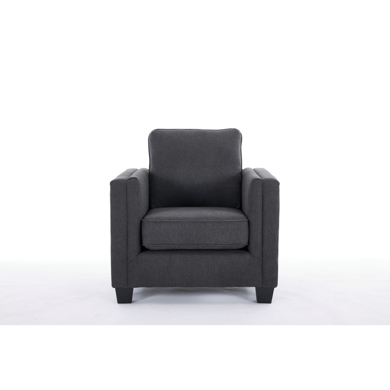 Fauteuil de 35,6 po de largeur, Gris