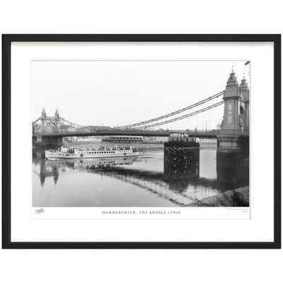 Hammersmith, the Bridge C1960 1 Piece Single Picture Frame Wall Art