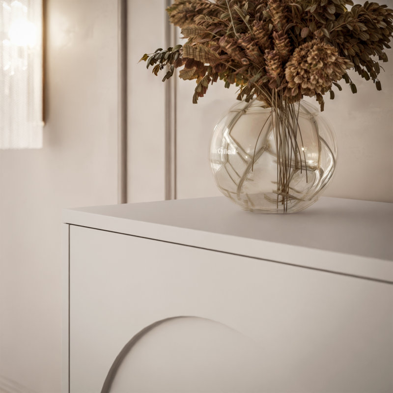 ARIADNA Highboard Accent Chest, Cashmere