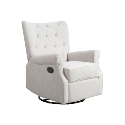 Fauteuil inclinable à oreilles en toile de lin