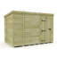 Total Sheds 9ft x 7ft Pent Garden Shed - Single Door - No Windows - Pressure Treated Timber - UK Manufactured