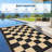 Extra Large Outdoor Plastic Straw Rug Waterproof Checkered Outside Rug for Camping, Contemporary Reversible Mat, Resistant Outdoor Blanket-1429842467