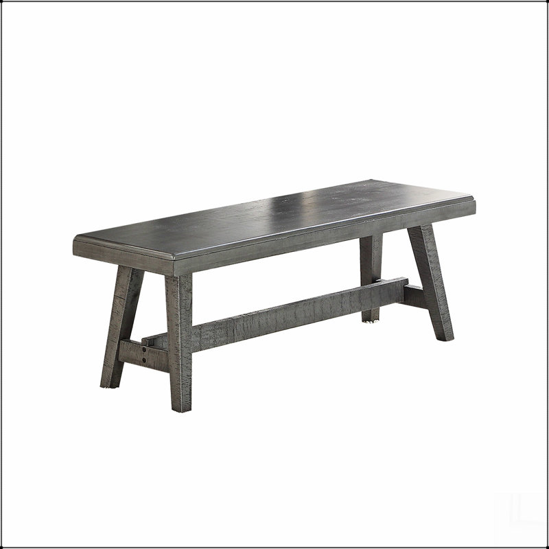 Banc de salle à manger en bois robuste, design simple, confortable et durable, banc multifonctionnel