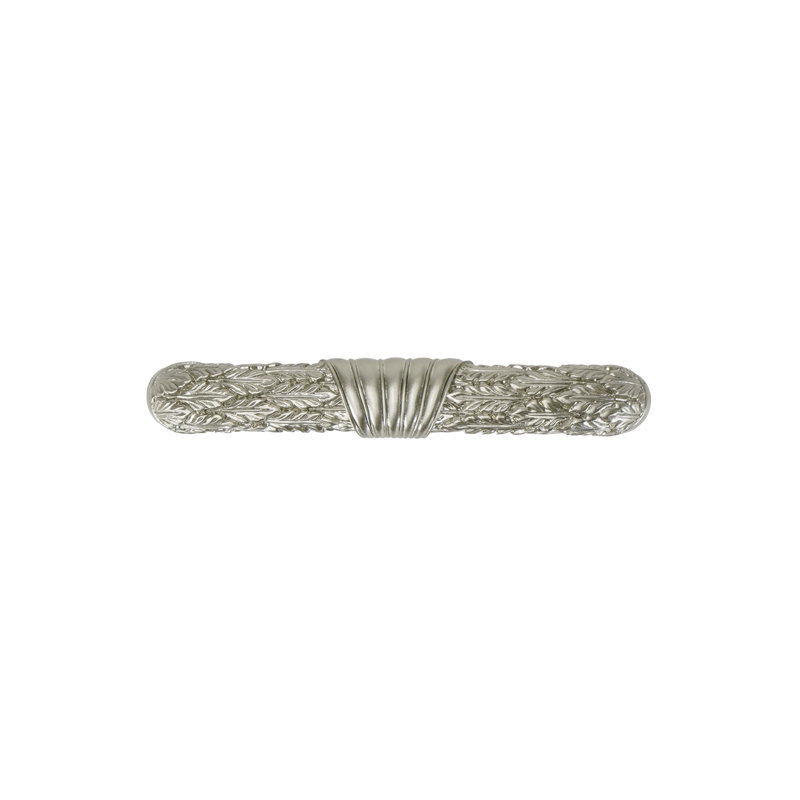 EDGAR BEREBI NANTUCKET 3" CENTER TO CENTER PULL IN MUSEUM GOLD PLATE, Satin Nickel
