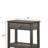Rustic Grey Single Drawer & Bottom Shelf Nightstand for Bedroom Functional Style