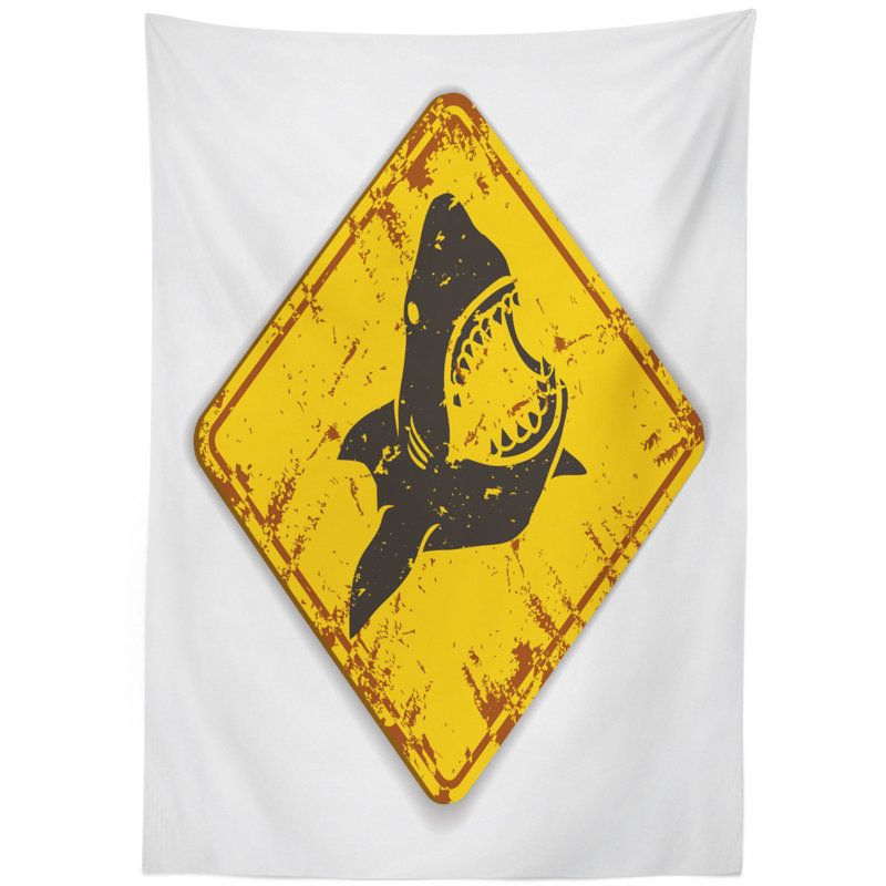 Shark Tablecloth, 84" L x 60" W