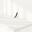 Armoire blanche à 2 portes avec assemblage rapide, DEL à 13 couleurs et 4 tablettes pour un rangement élégant et moderne-411831354
