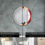 Huldar Glass Flat Wall Mirror