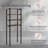 Alaterre Furniture Pomona 4-Tier Over the Toilet Storage Shelf - 64” Solid Pine Wood Bathroom Shelf with Rustic Industrial Style