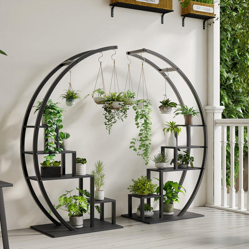 Plant Stand - Set of 2, Black