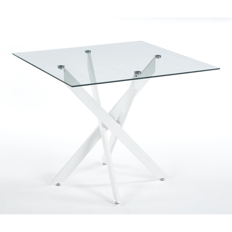 Dining Table with Glass Top