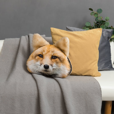 Coussin Fox Head