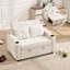 2 Seater Linen Sofa Bed-133077741