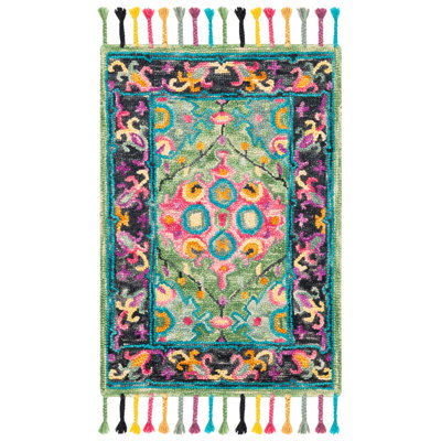 Vahakn Hand Tufted Wool Oriental Rug