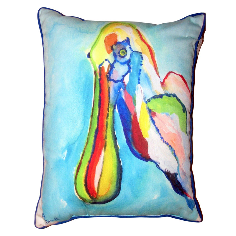  Coussin extérieur Spoonbill Head, 14 po x 11 po