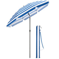1.8m 2m 2.2m Fishing Umbrella Outdoor Camp Fishing Rainproof Sun Protective  Beach Umbrella Summer Anti-UV 3 Section Sun Umbrella