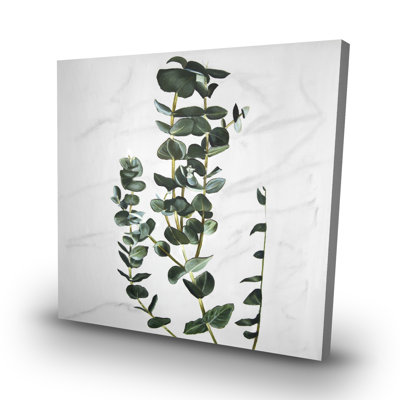 Eucalyptus stems - 32"x32" art on canvas