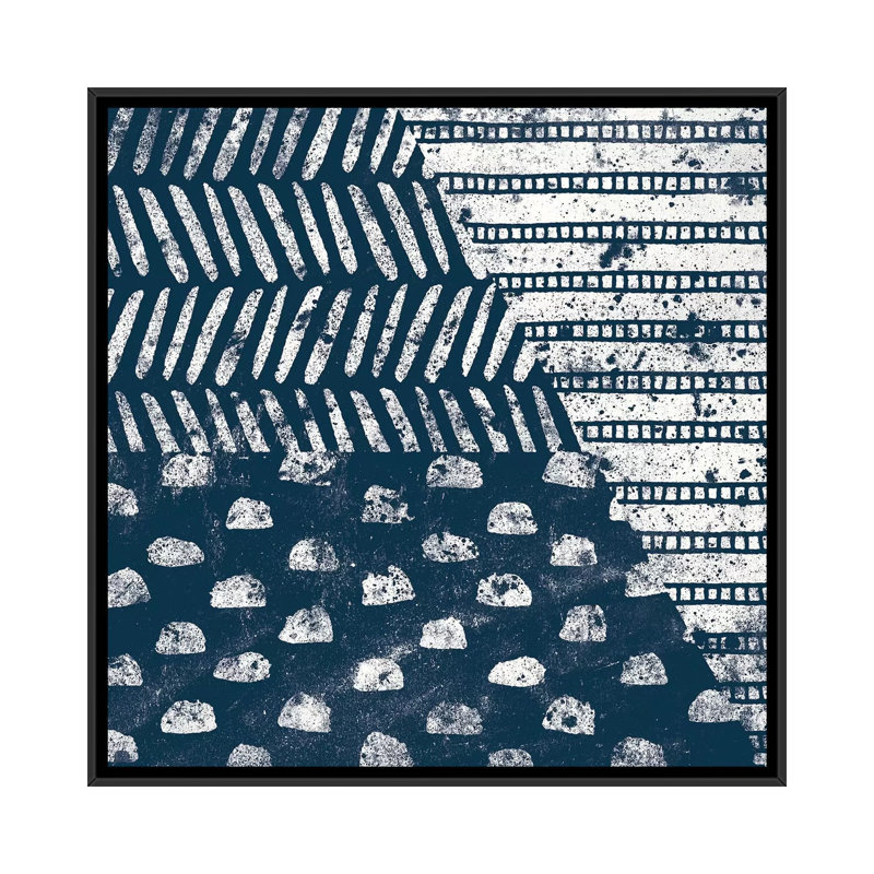 «Mark Fabrication de tuiles I», impression sur toile, H 18 po x l 18 po x P 1,5 po, Toile avec cadre noir, Pas de tapis