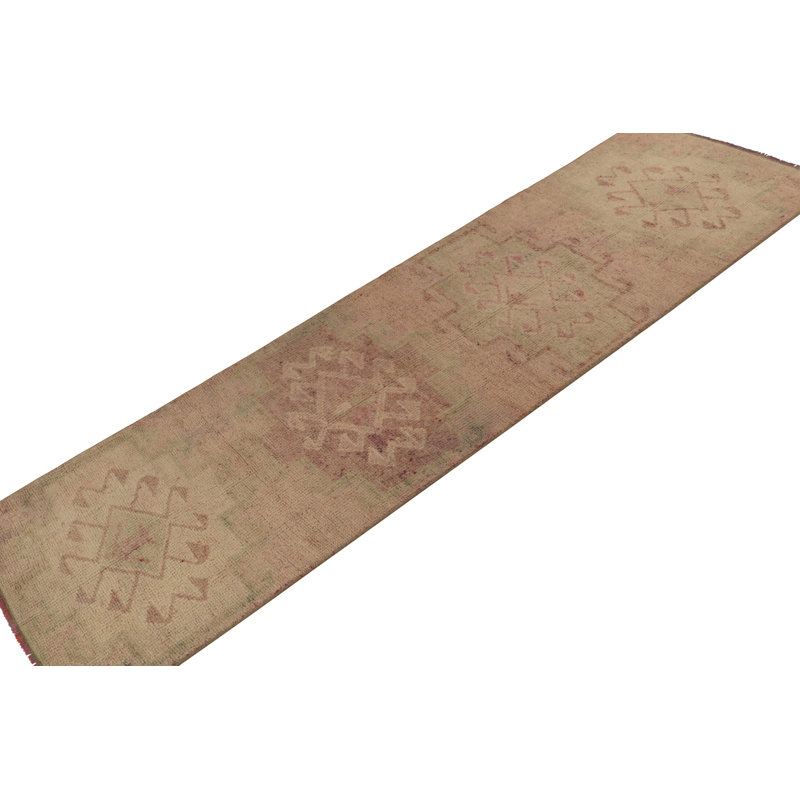 One-of-a-Kind 3'10" X 10'3" Hand Knotted Area Rug