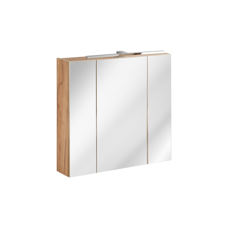 Fagan Flat Wall Mirror with Shelves