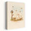 «Happy Autumn Cat Peaceful Playful Tranquil Bird Cat Squirrel Autumn Forest», reproduction d'art mural-133608376