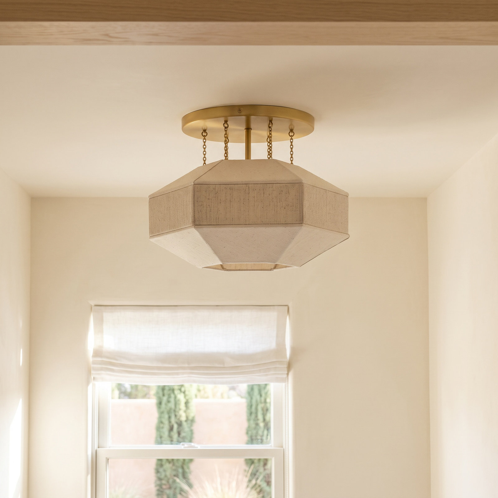 Single Light Semi Flush Mount