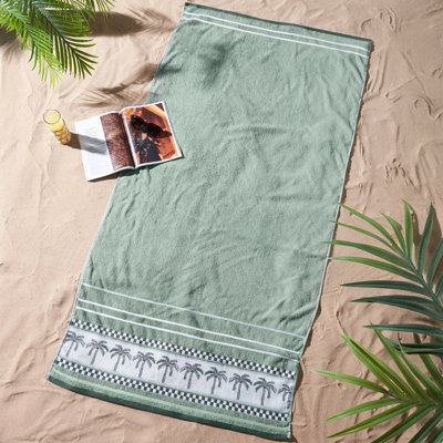 Palm Trees Cotton Extra Large Beach Towel
