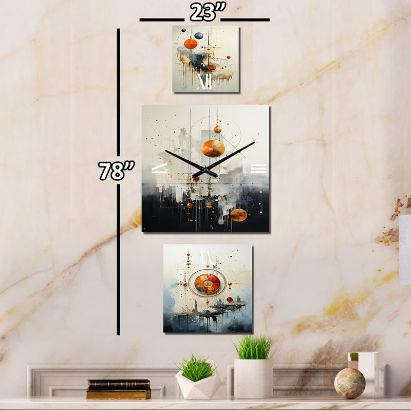 Haricleea Metal Wall Clock
