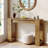 41.3‑inch Wood Console Table With Double Base