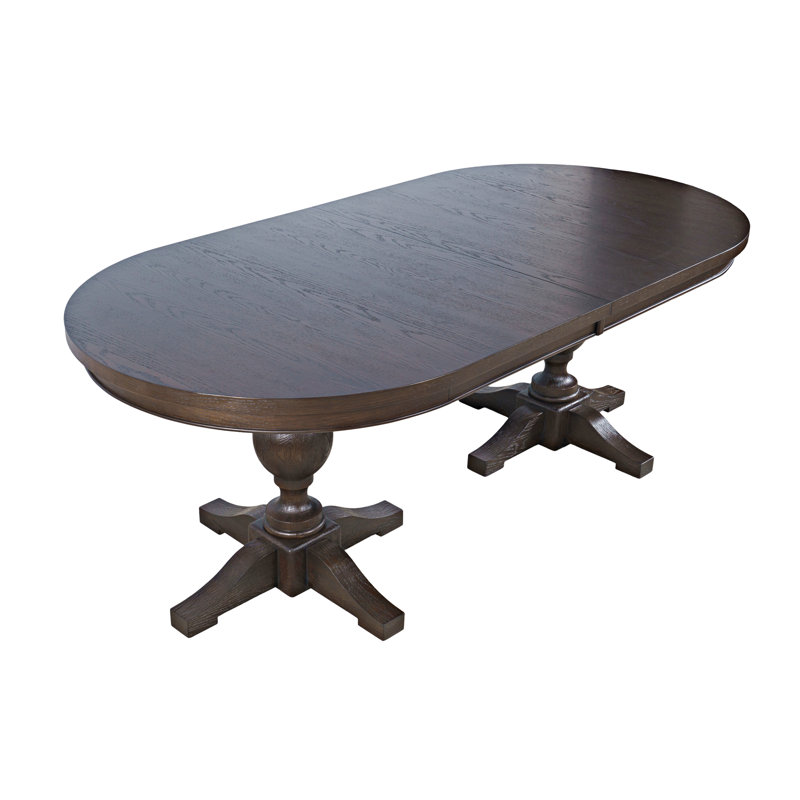 Table de salle à manger Lang Modern, Marron foncé