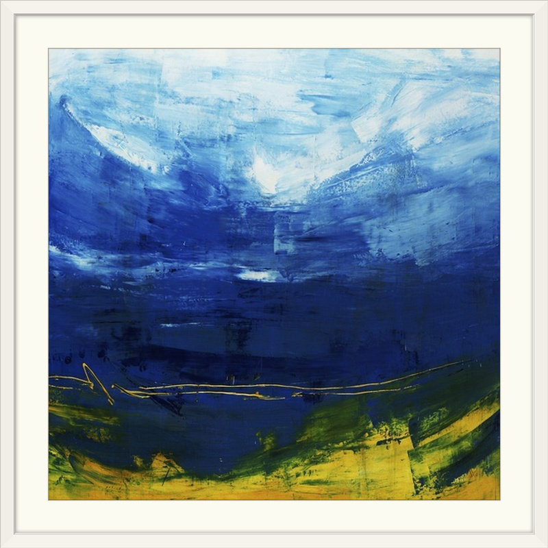 'impulsion Voyage Par Peinture Impression Joshua Schicker, 20" H x 20" L x 1,5" D, Toile