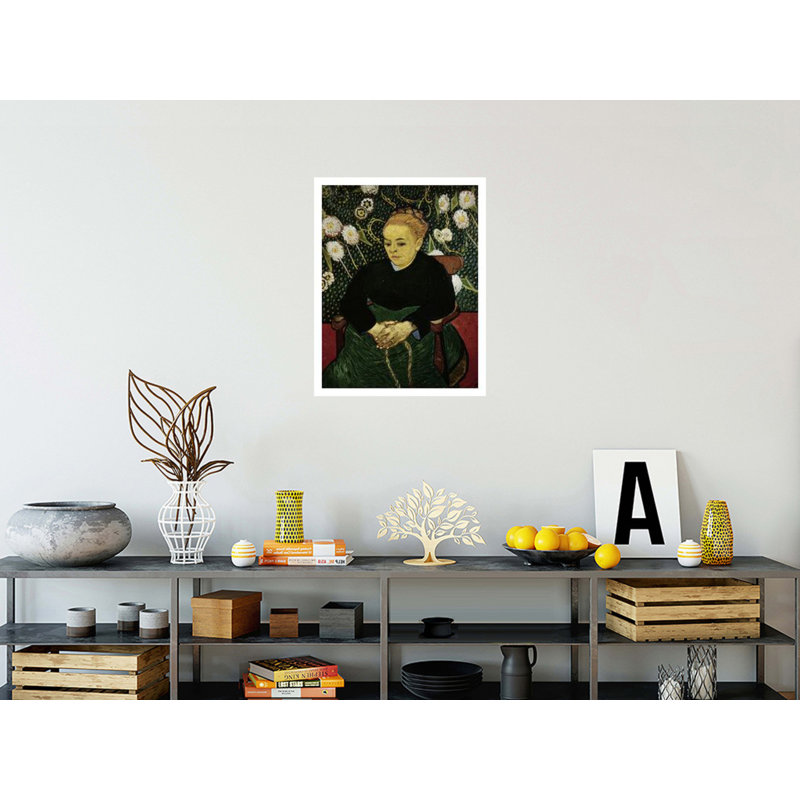 «Woman Rocking a Cradle» (Augustine Roulin) par Vincent van Gogh - Impression giclée, H 28 po x l 22 po