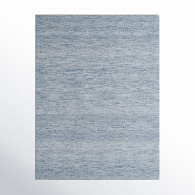 Criston Handmade Tufted Wool Light Blue/Sand Area Rug