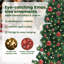 Corner Artificial Christmas Tree Green PVC and Metal-816374748