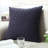 Navy Knitted Throw Pillow Cover – Cozy Sweater Style 18"x18" for cover only -1617929048