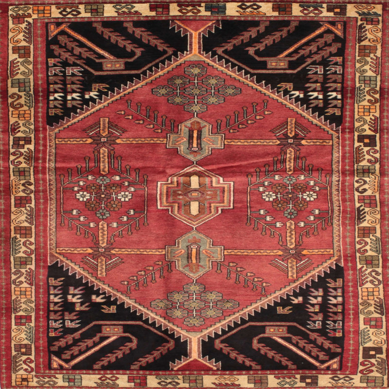 Cardonaghy Oriental Indoor Rug, Round 5'