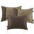 6 Daybed Ensemble - Brown, Microfiber Back, Rustic Charm 6 Piece Rustic, 17-Inch Drop