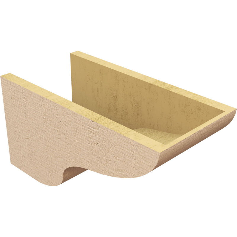 Bois de cèdre brut Greensboro TimberThane Corbel, apprêté brun clair, H 9 po x l 9 po x P 18 po