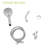 8 Shower Head - 4.7" With Spray Modes, 59" Stainless Steel Hose Refreshing Adjustable Shower, Head, Enhance Your Bathing Pleasure-117092874